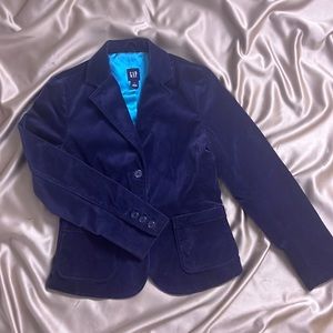 Navy Velvet Jacket